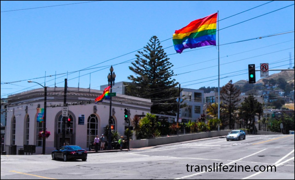 The corner of Castro and Market Streets in the Spring of 2013, San Francisco, Ca,
