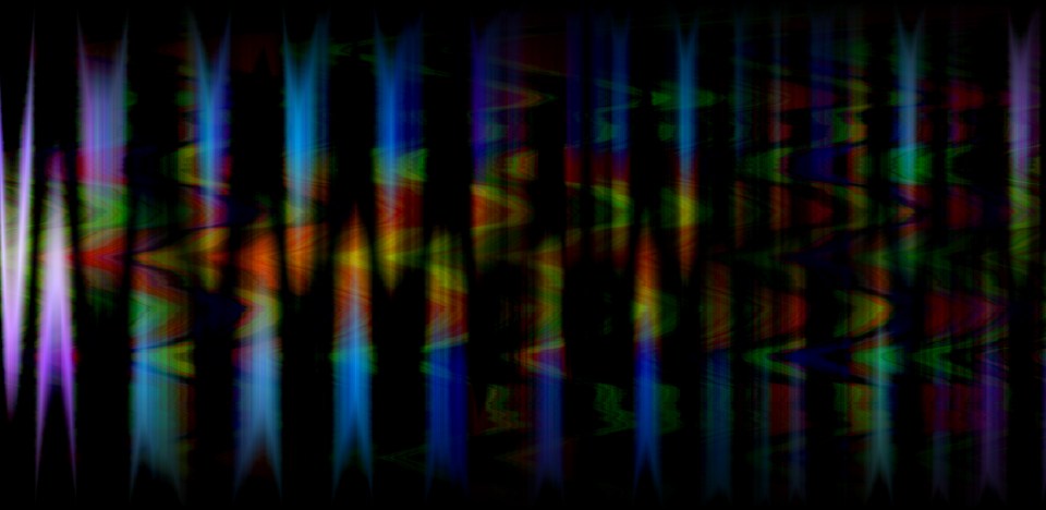 Psychedelic-style pattern